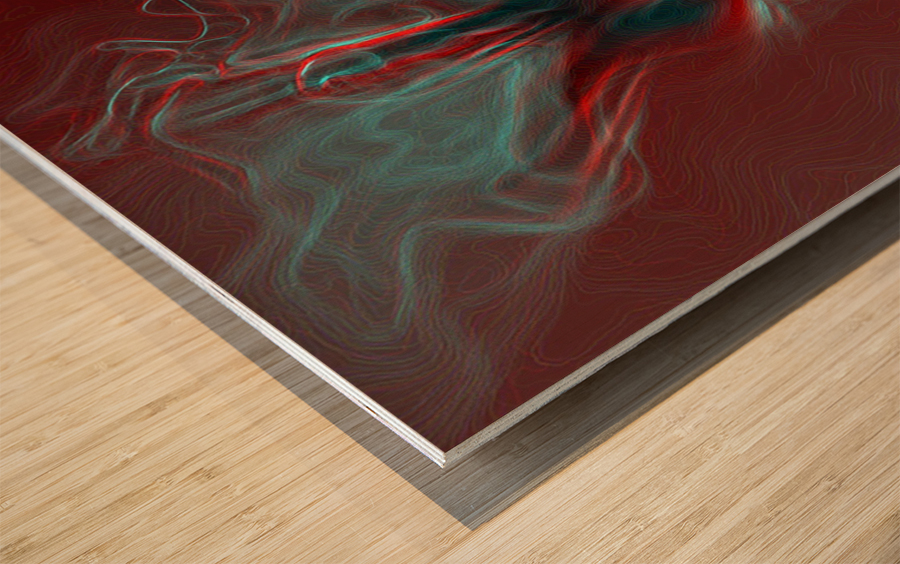 The Flame Within  Wood print