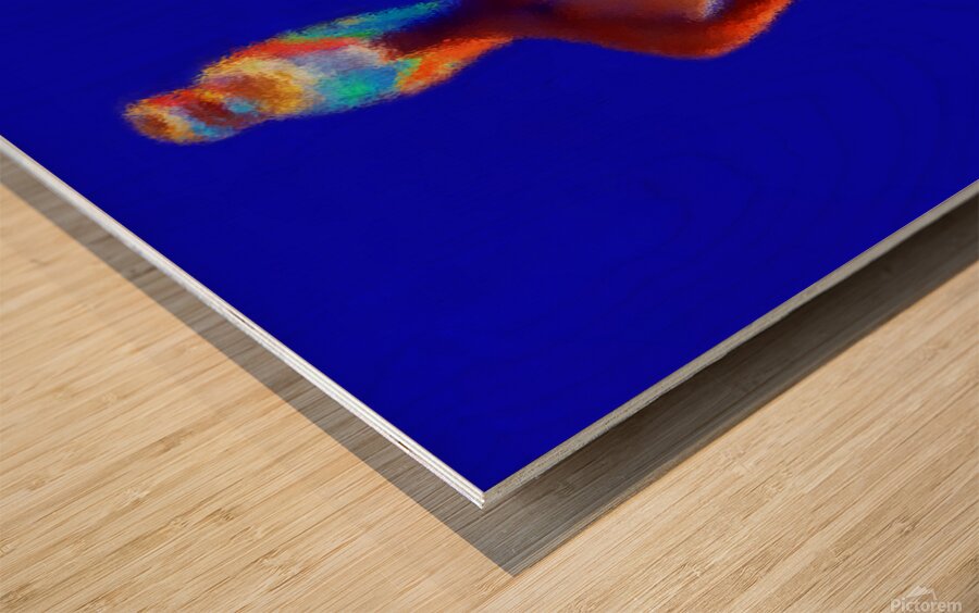 The Silence Between Us Wood print