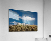 Beach Fence with Cloud Acrylic Print
