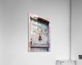 Ancient Door with rusty knocker Acrylic Print