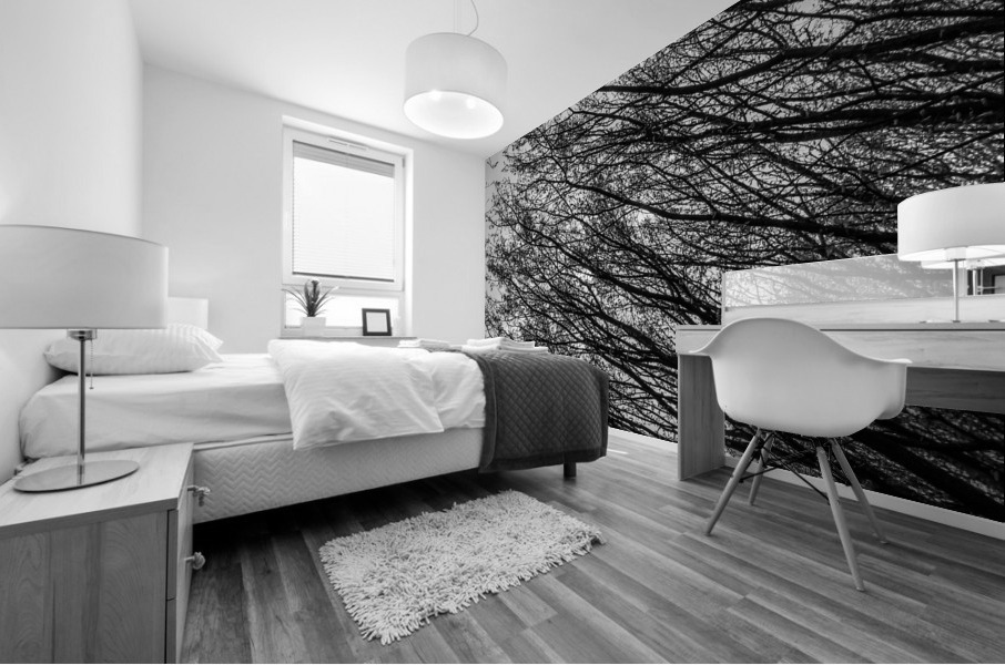 Branching Left Mural print