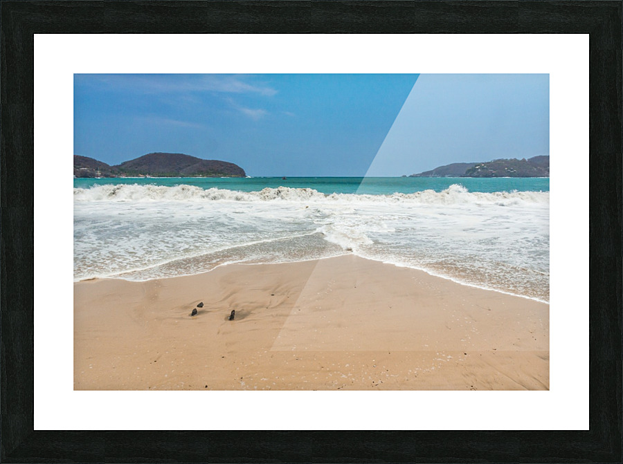 Tropical Waves Picture Frame print