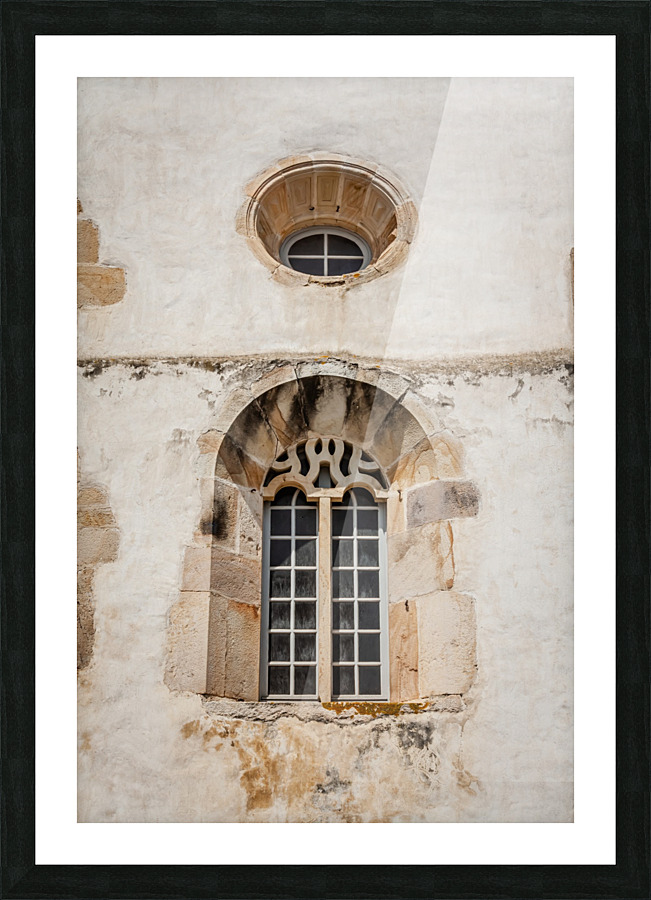 Medieval Window with Roundel Picture Frame print