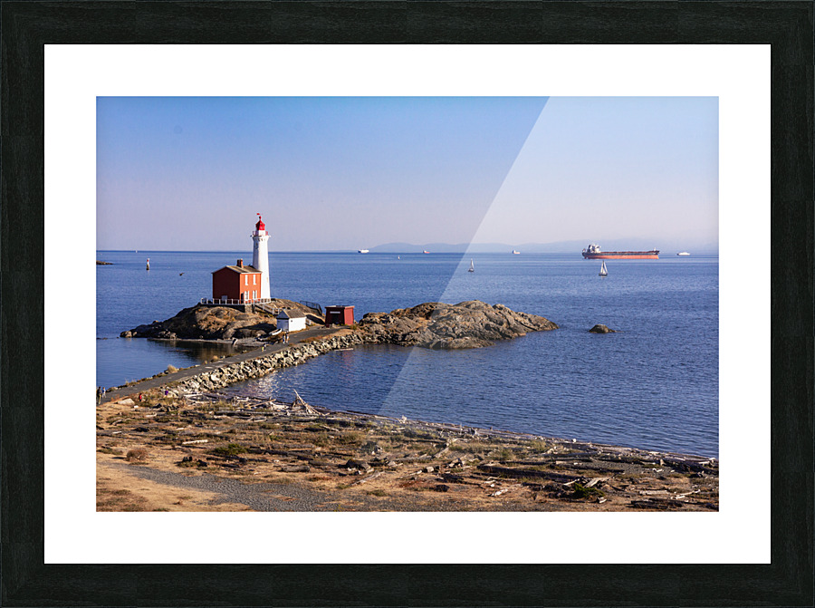 Fisgard Lighthouse  Picture Frame print