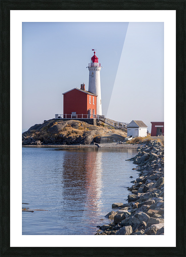 Fisgard Lighthouse 3 Picture Frame print