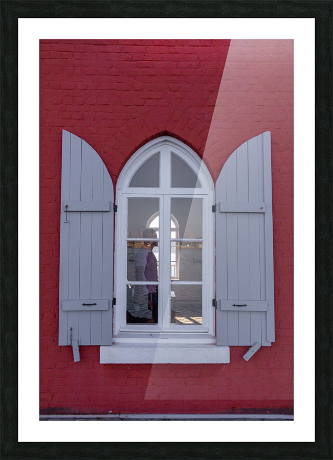 Fisgard Lighthouse window Picture Frame print