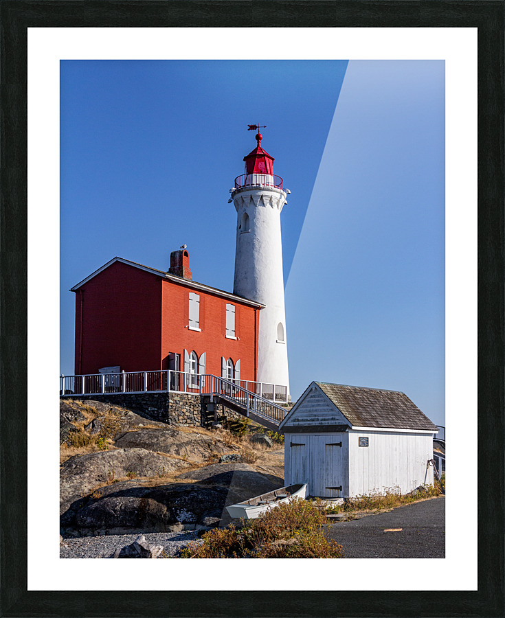 Fisgard Lighthouse 6 Picture Frame print