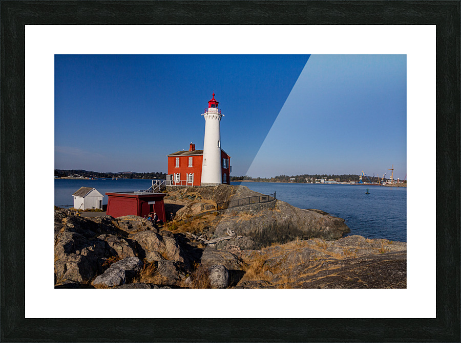 Fisgard Lighthouse 7 Picture Frame print