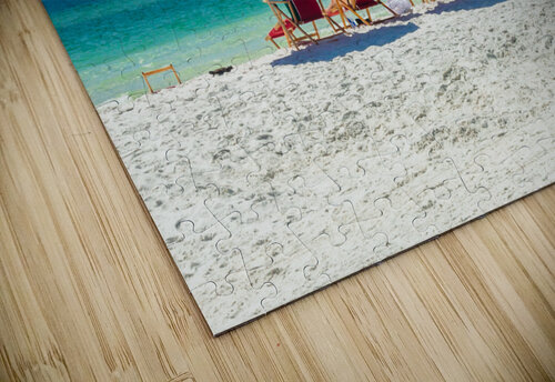 Red Beach Umbrellas bj clayden photography puzzle