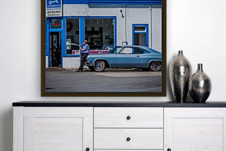 Classic Blue Chevelle Super Sport by bj clayden photography