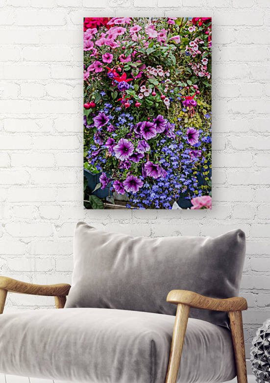 Spring Floral Basket by bj clayden photography
