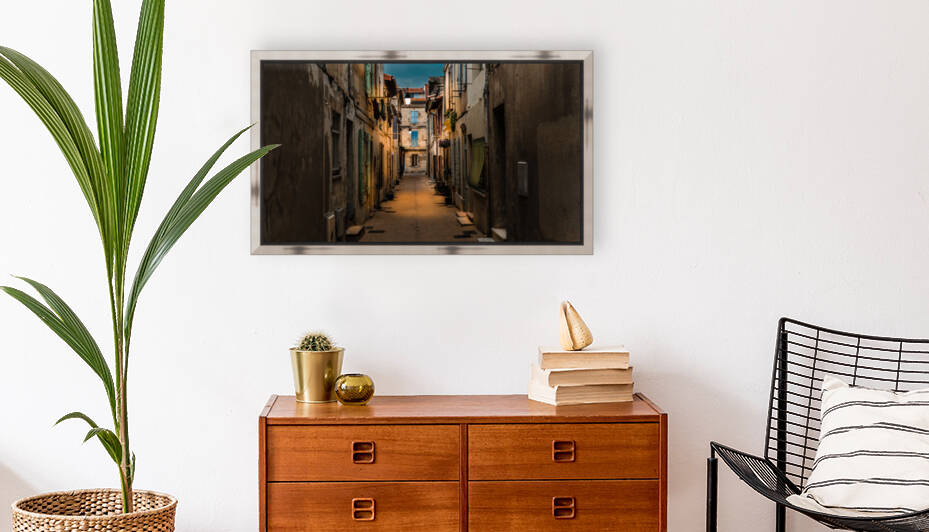 Evening Street in Provence by bj clayden photography