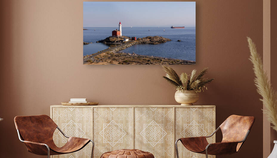 Fisgard Lighthouse on the Island by bj clayden photography