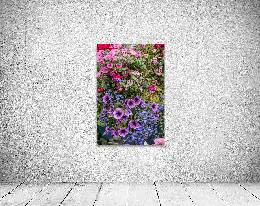 Spring Floral Basket Wall Preview