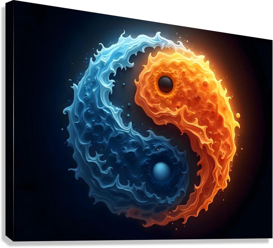 Yin and Yang  Canvas Print