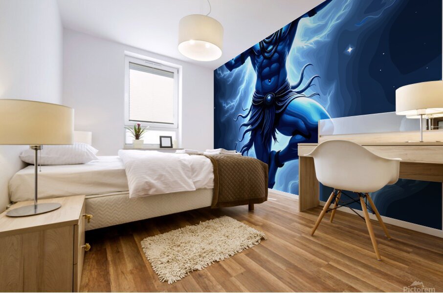 God Shiva Mural print