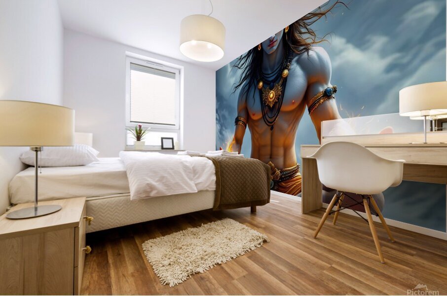 Shiva Mural print
