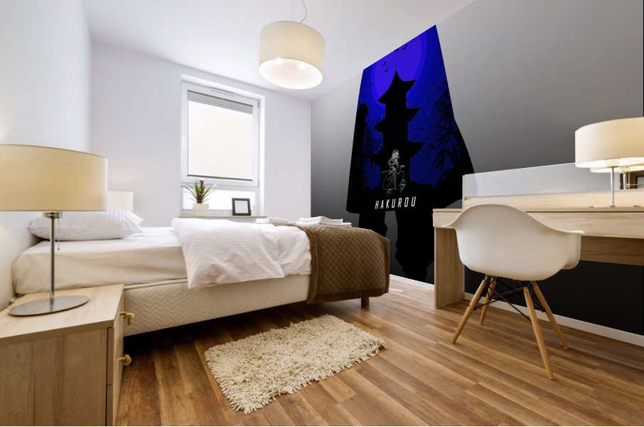 Hakurou Mural print