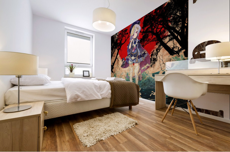 qiqi Mural print