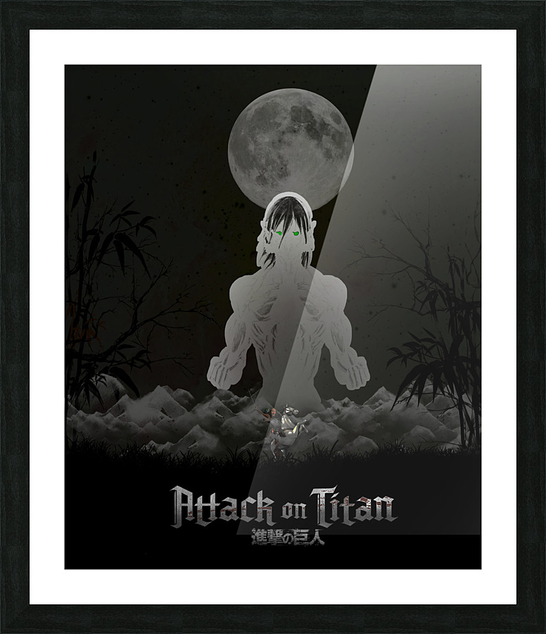 eren yeager  Picture Frame Printing