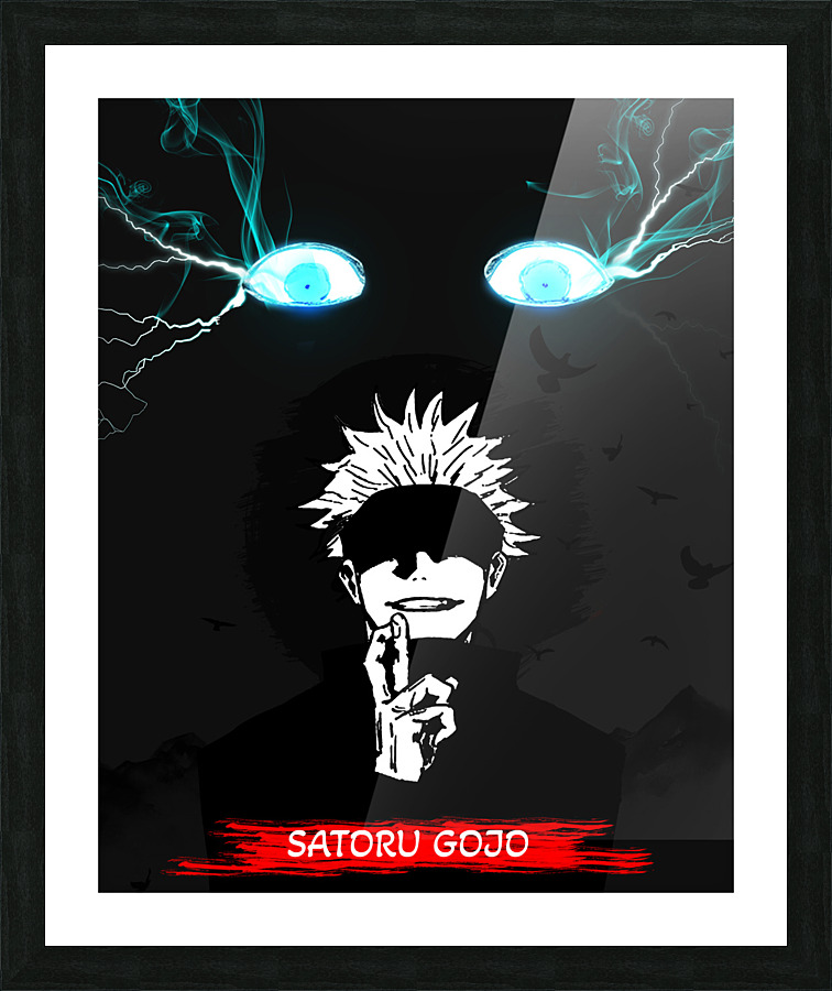 gojo satoru Picture Frame Printing