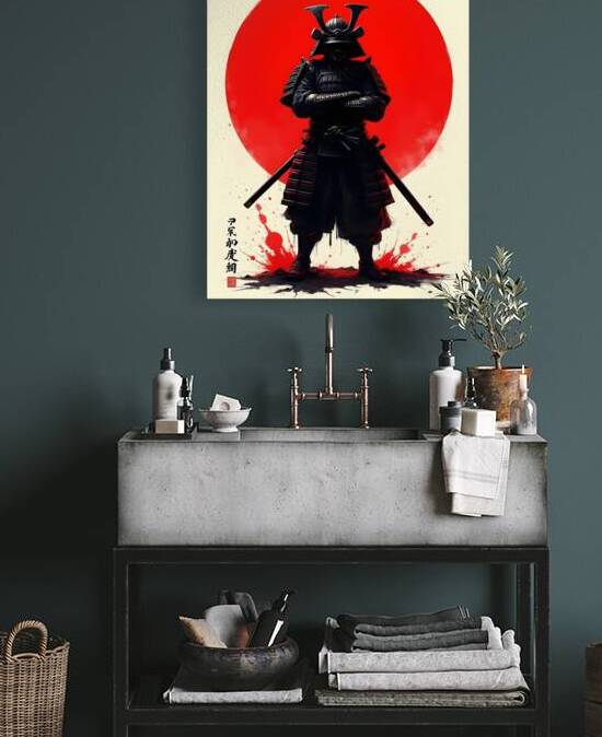 The Spirit of the Samurai Honor Duty and Courage. by BayArt