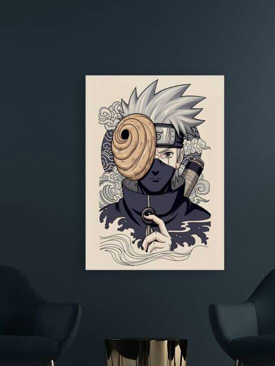 Kakashi Masked Ukiyo-e by BayArt