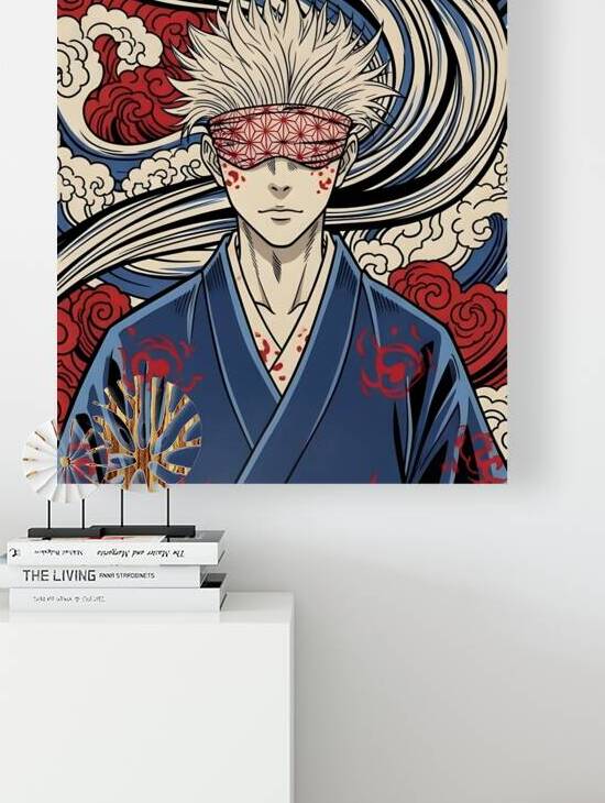 Gojo Satoru Ukiyo-e Flowing Energy by BayArt