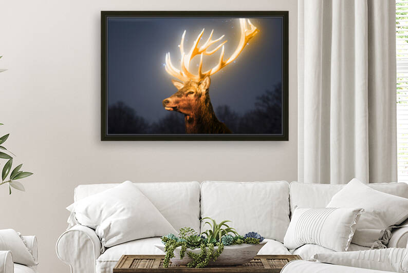 Deer light by BayArt