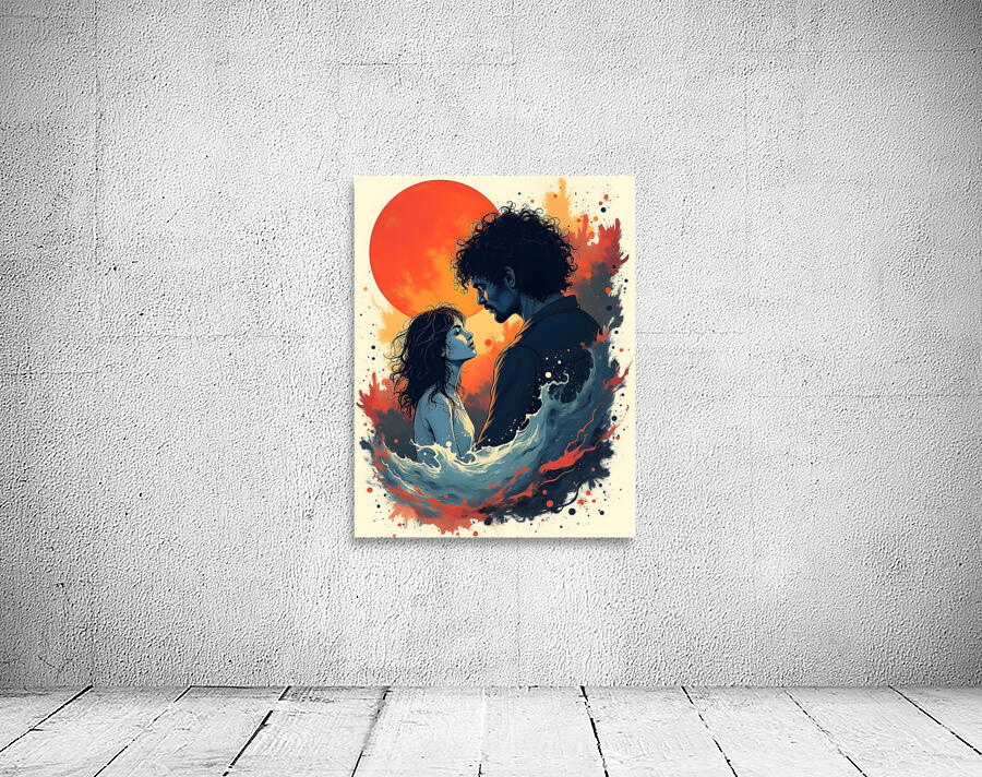 Two Souls Drawn Together Wall Preview