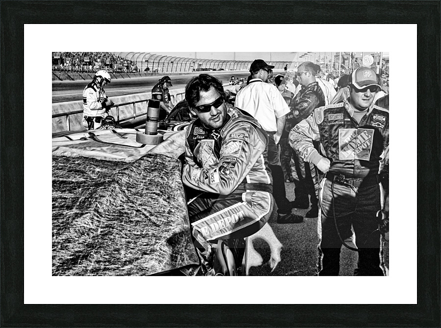 Tony Stewart Picture Frame print