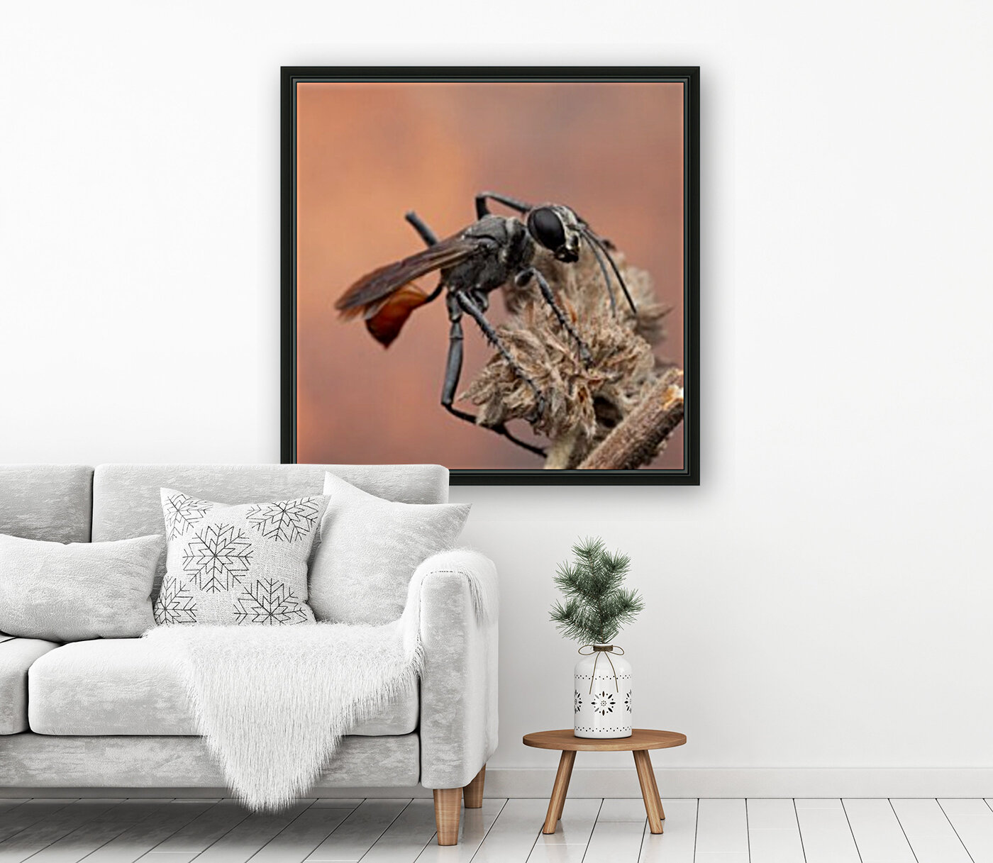 Thread-waisted wasp Reproduction