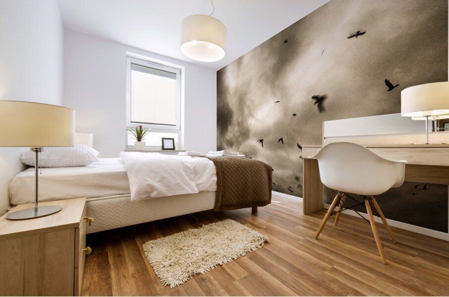CLOUDS Mural print