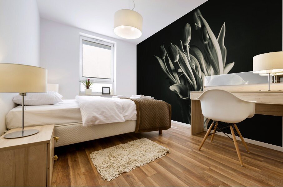 STUDY IN TULIPS  Mural print