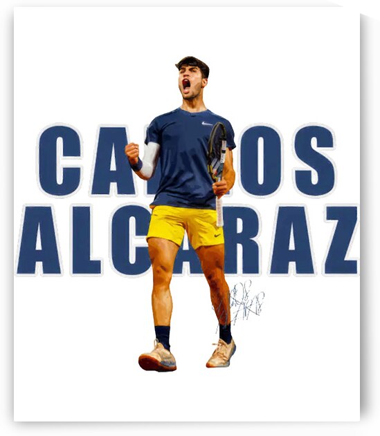 Carlos Alcaraz 25 by Kayleigh K Fisher