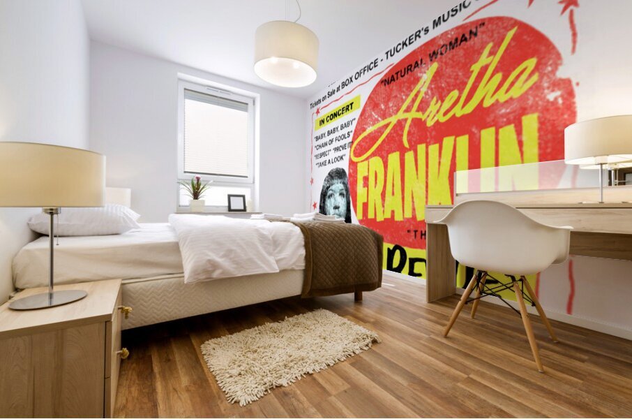 Aretha Franklin 11 Mural print