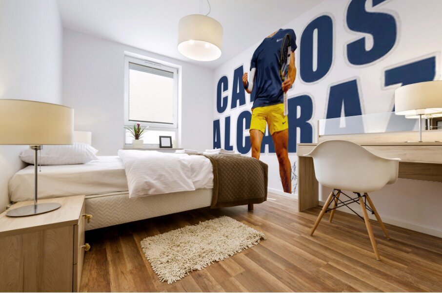 Carlos Alcaraz 25 Mural print