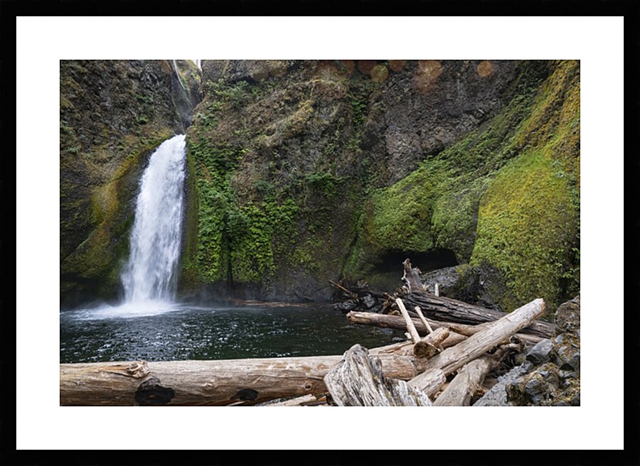Oregon Waterfall Trail Picture Frame print