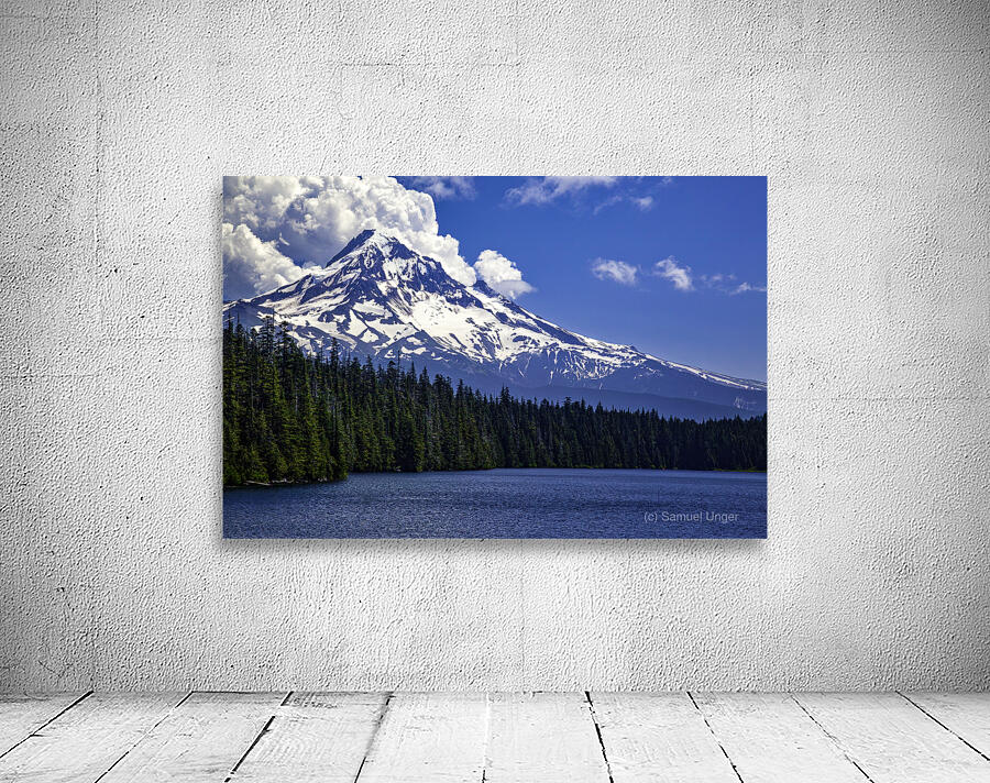 Mountain and Lake Mt. Hood Wall Preview