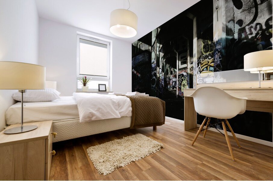 Shadows in Art Mural print