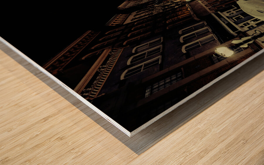 Quiet Night Wood print