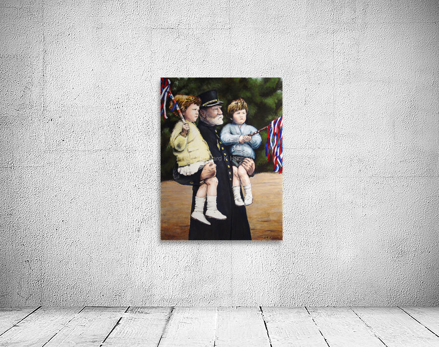 The Raising of Father’s Flag 1931 Wall Preview