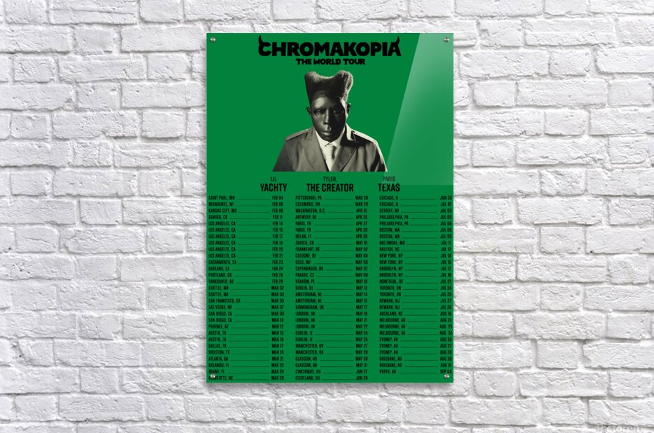 Tyler The Creator Chromakopia World Tour 2025 date by VIONA