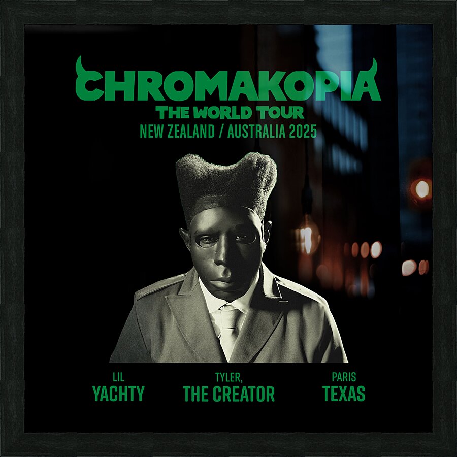 Tyler The Creator Chromakopia World Tour 2025 australia by VIONA
