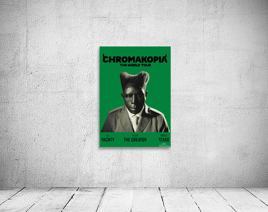 Tyler The Creator Chromakopia World Tour 2025 by VIONA SUDAYAT Wall Art
