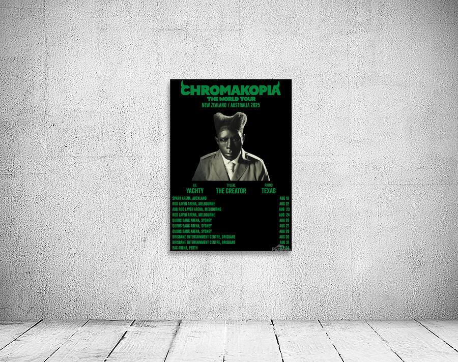 Tyler The Creator Chromakopia World Tour date 2025 australia by VIONA ...