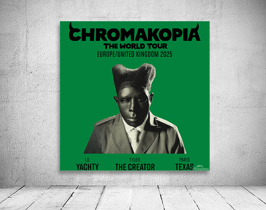 Tyler The Creator Chromakopia World Tour 2025 europe by VIONA SUDAYAT ...