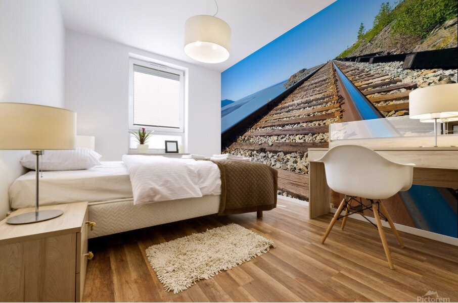 Railroad Tracks Mural print