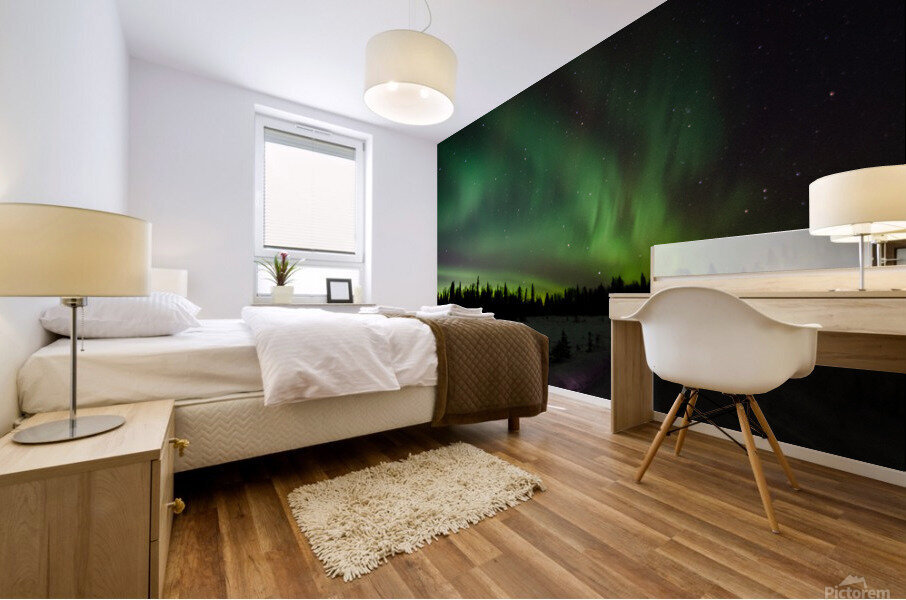 Northern Lights Mural print