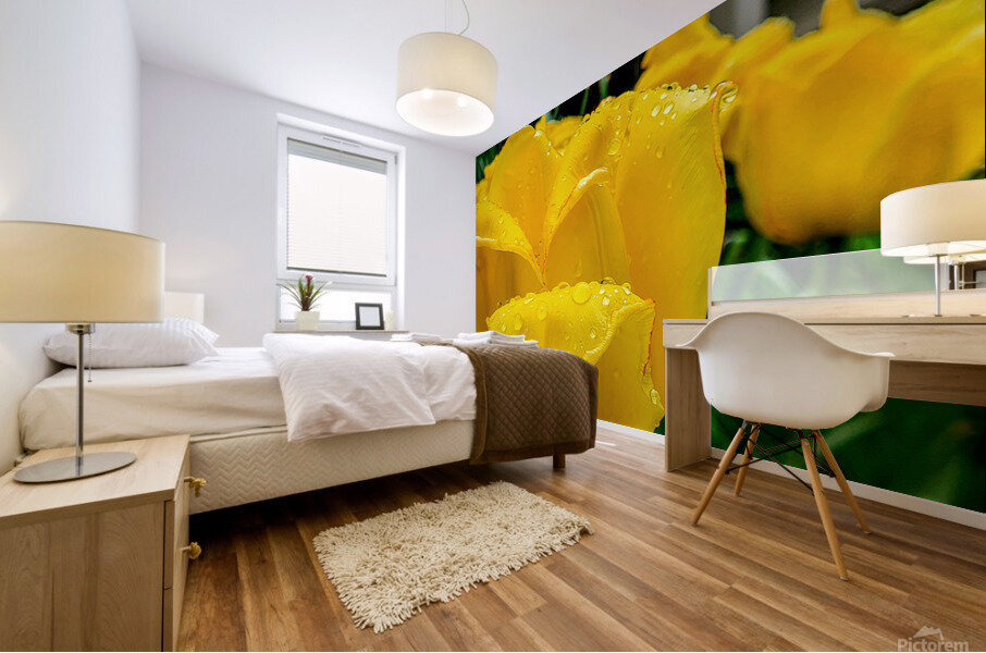Yellow Flower Mural print